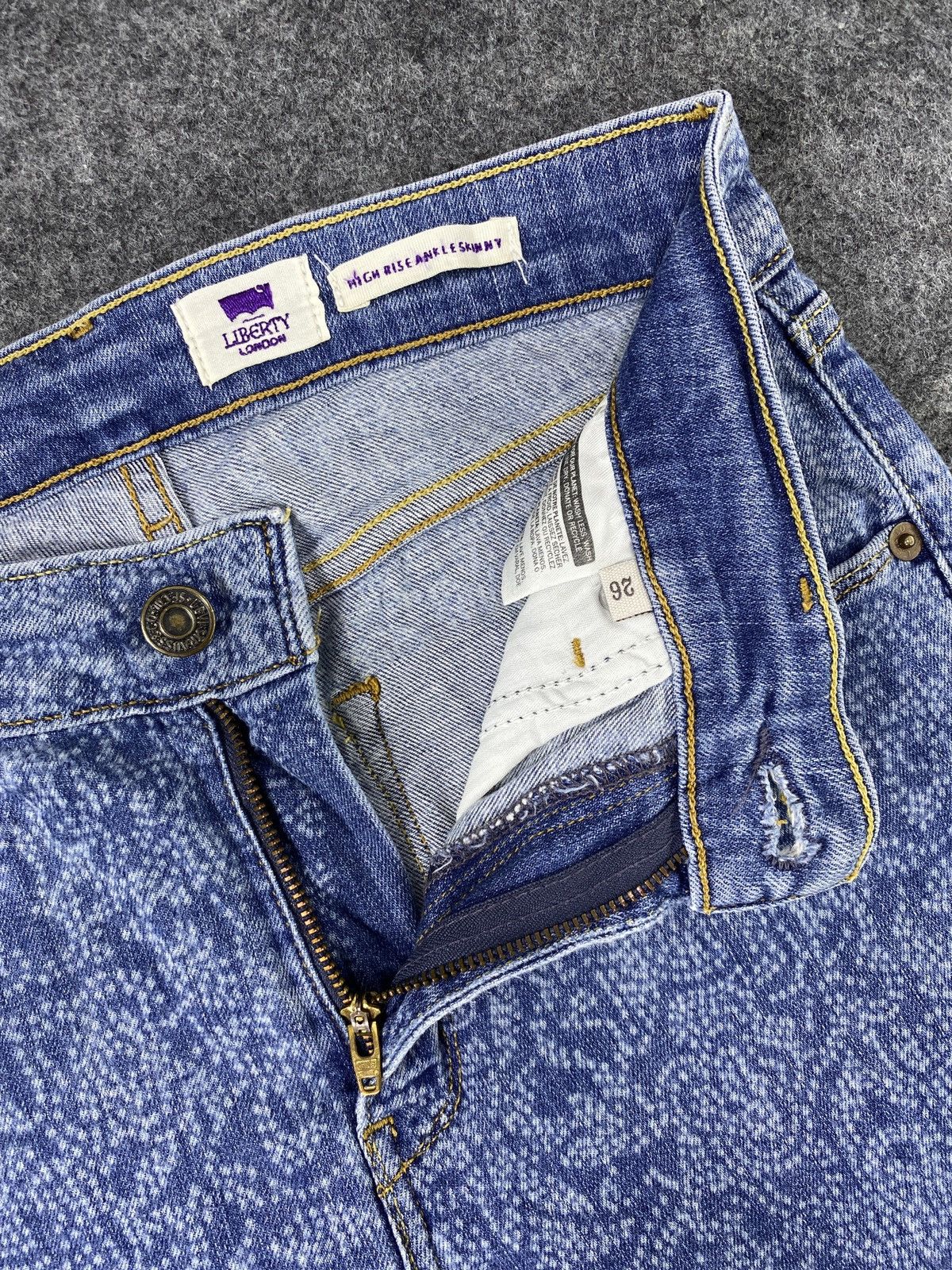 Jean Liberty X Levis Paislee High Rise Ankle Skinny Jeans - J1005 Size 27" / US 4 / IT 40 - 7 Thumbnail