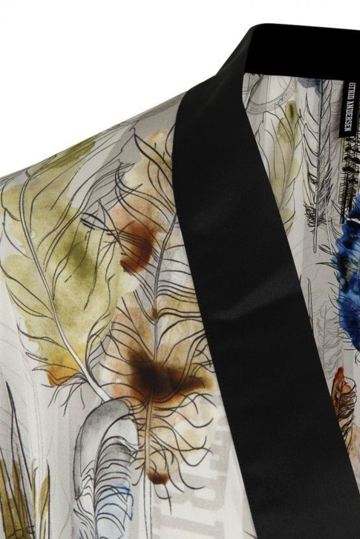 Astrid Andersen ASTRID ANDERSEN feather print long jacket Size US L / EU 52-54 / 3 - 3 Thumbnail