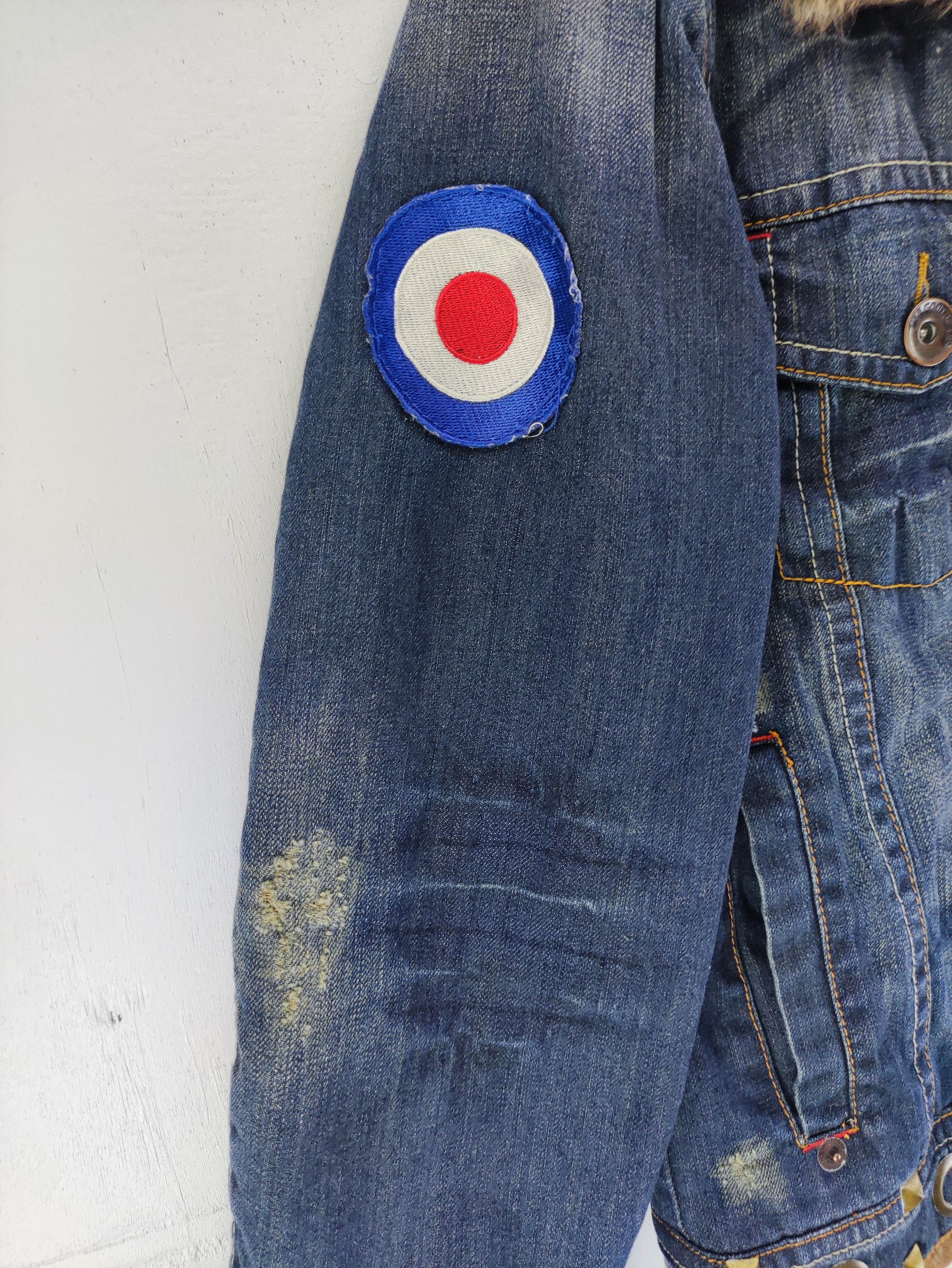 Japanese Brand Vintage Denim Jacket Distress Lining Fleece Size US M / EU 48-50 / 2 - 2 Thumbnail