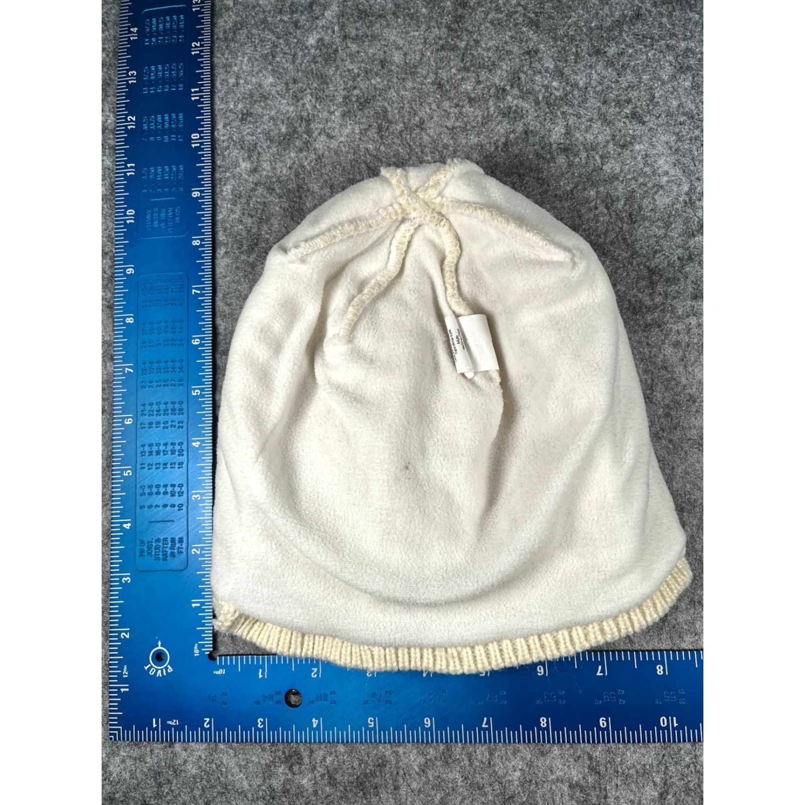 Vintage Fur Headwear Beanie Toque Women One Size Ivory Knit Acrylic Polyester Lined Size ONE SIZE - 6 Thumbnail