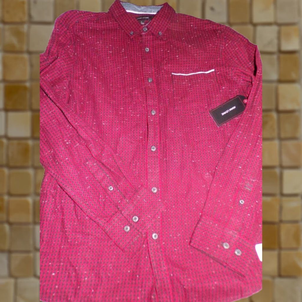 Vintage ADAM LEVINE Plaid Red & Black Long Sleeve Shirt SLIM Size S Mens Shirt Size US S / EU 44-46 / 1 - 1 Preview