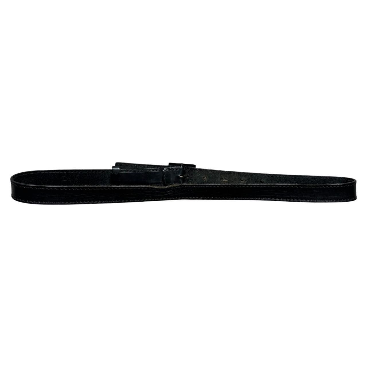 Dior Dior Homme black leather belt Hedi Slimane Size 30 - 4 Thumbnail