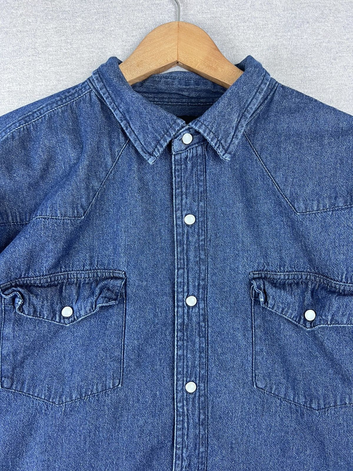 Vintage Stone Creek Shirt Mens XXL Denim Pearl Snap Western Size US XXL / EU 58 / 5 - 1 Thumbnail