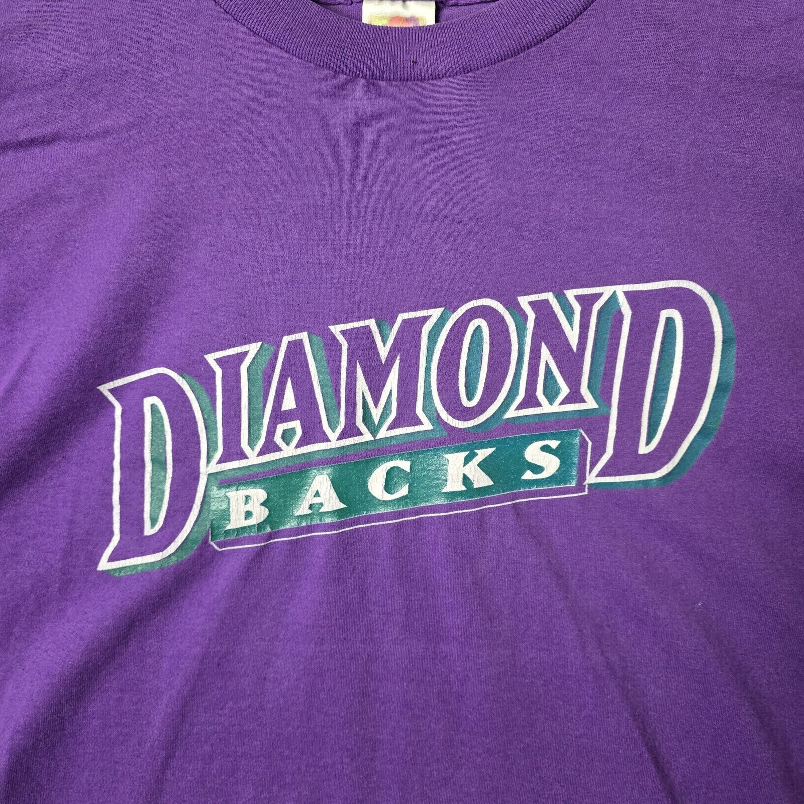 Fruit Of The Loom Vintage 90s Arizona Diamond Backs Baseball Fan Size Large Size US L / EU 52-54 / 3 - 3 Thumbnail