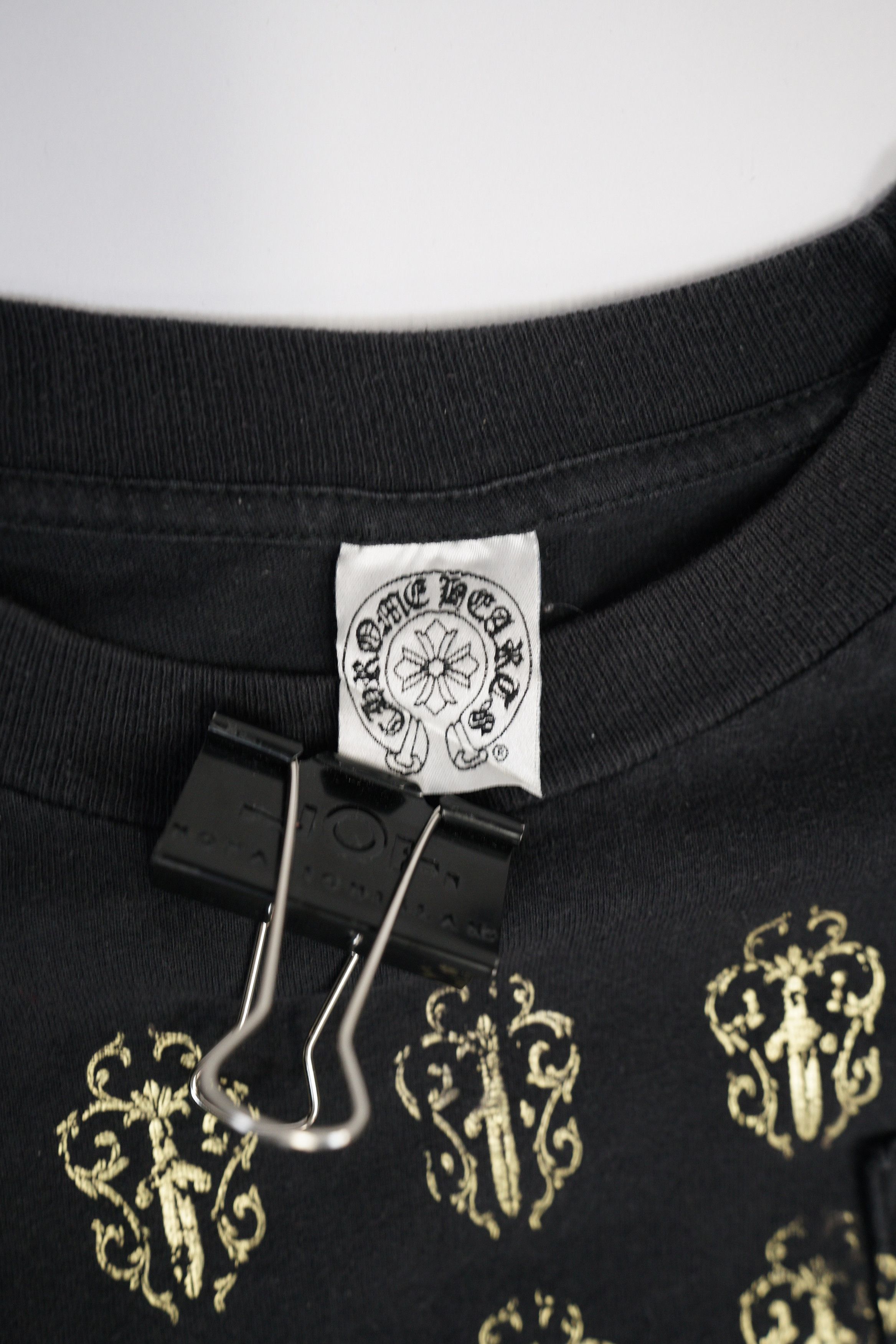 Chrome Hearts Chrome Hearts Vintage Gold Multi Dagger Logo Longsleeve Size US M / EU 48-50 / 2 - 8 Thumbnail