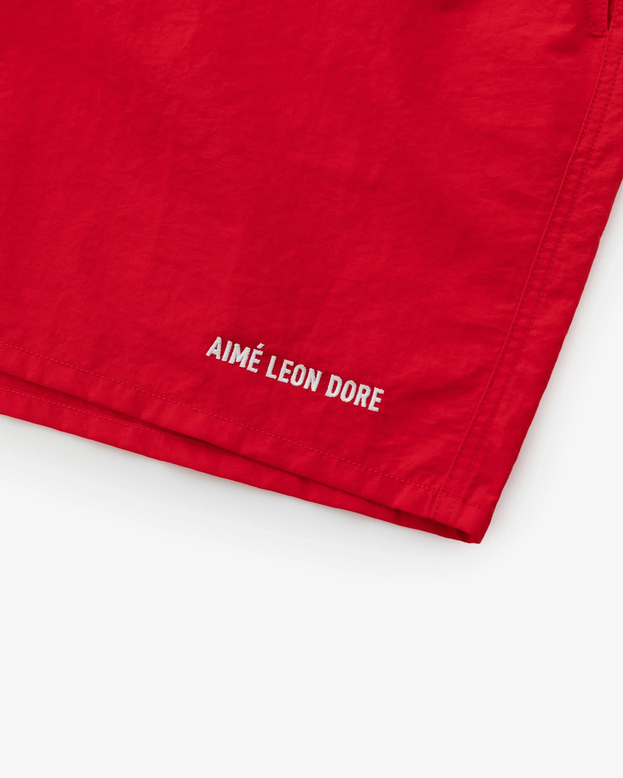 Aime Leon Dore o1mle0925 Logo Gym Short in Red Size US 38 / EU 54 - 3 Thumbnail