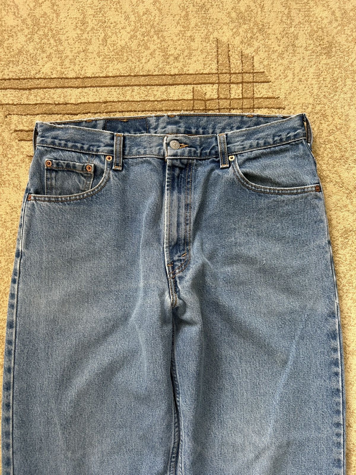 Levi's Vintage 90s Levis 550 Faded Light Wash Jeans Size US 34 / EU 50 - 8 Thumbnail