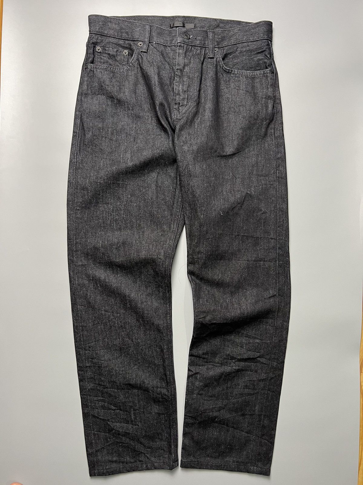 Helmut Lang 2020 Helmut Lang x Uniqlo Black Denim Size US 31 - 1 Thumbnail