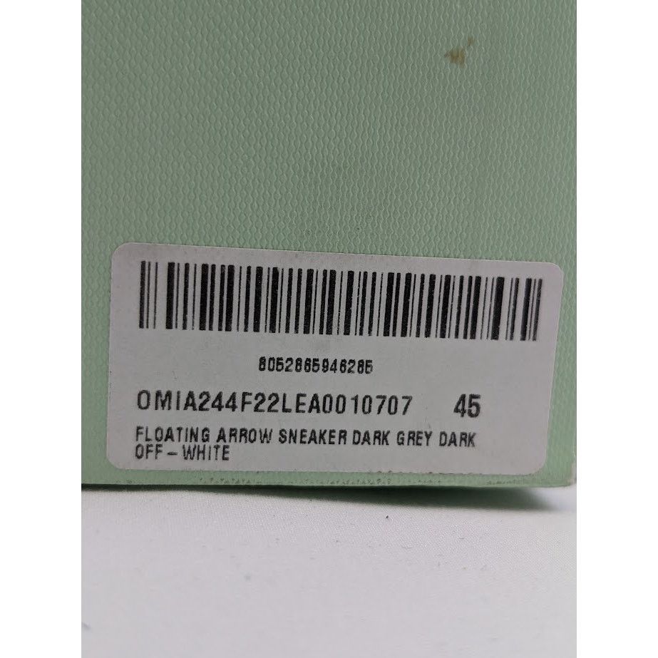 Off-White o1rshd1 Q:2 / Floating Arrow Sneaker in Dark Grey Size US 12 / EU 45 - 15 Thumbnail