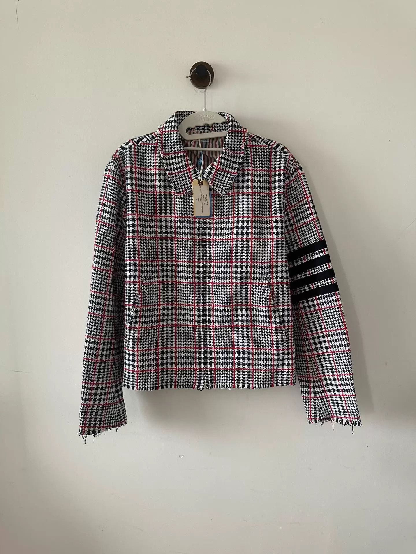 Thom Browne thom browne houndstooth jacket size 1 Size S / US 4 / IT 40 - 1 Thumbnail