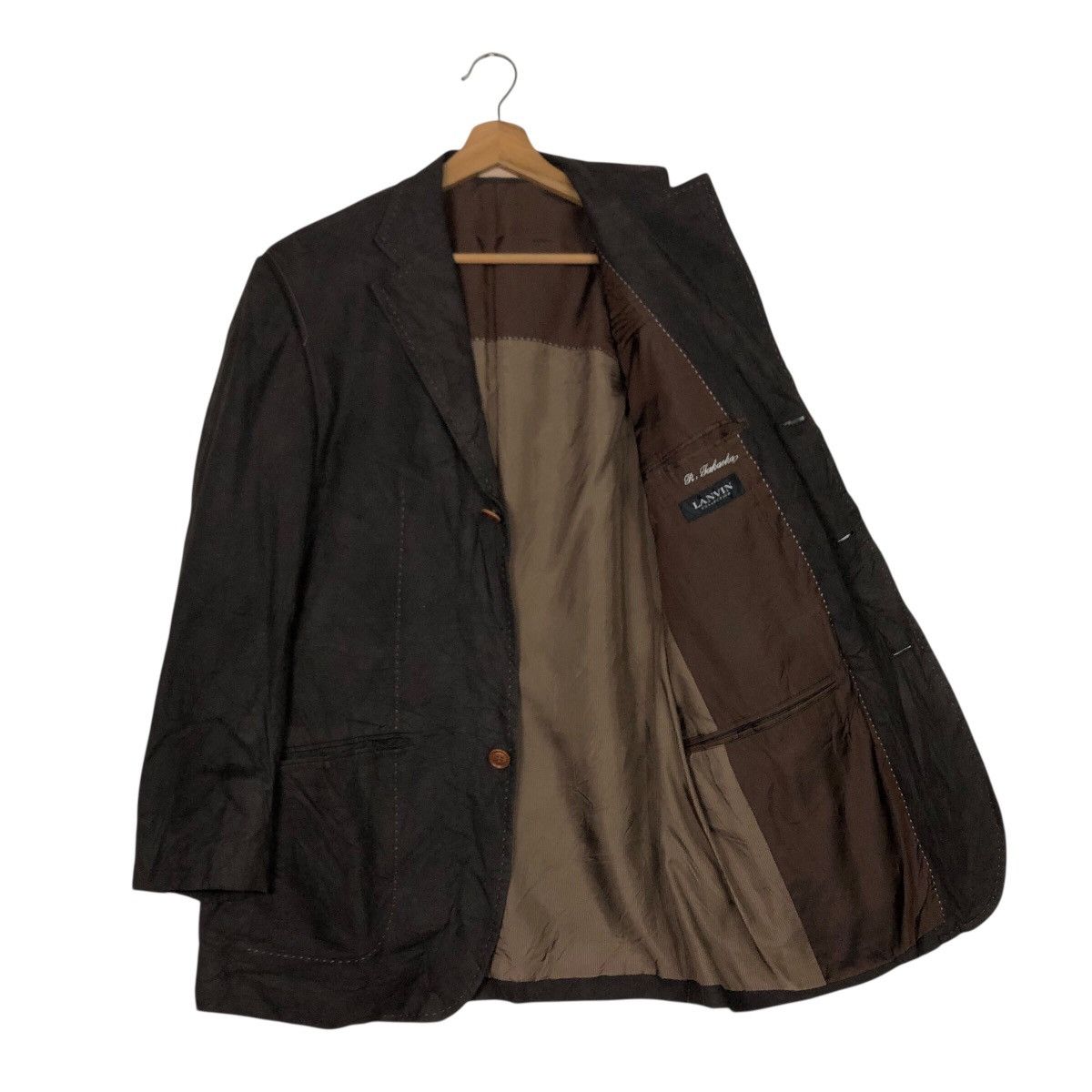 Lanvin 📌Rich Brown Vintage Chore Jacket Lanvin Collection Size US M / EU 48-50 / 2 - 12 Thumbnail