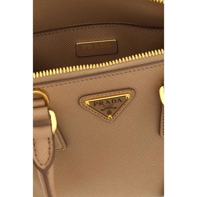 Prada PRADA Cameo Beige Leather Top Handle Bag New & Authentic Size ONE SIZE - 4 Thumbnail