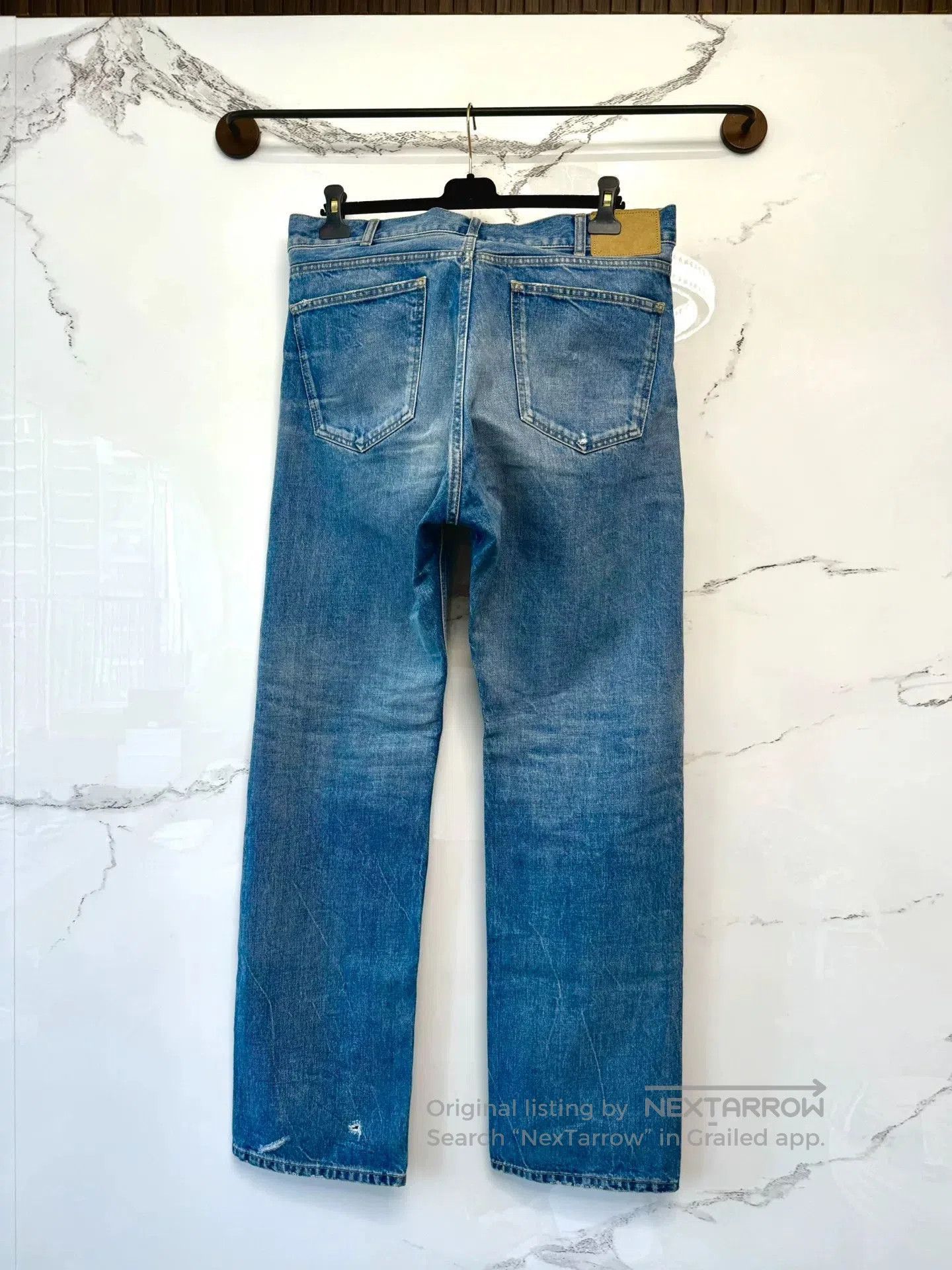 Celine celine blue washed straight leg jeans. Size US 33 - 3 Thumbnail