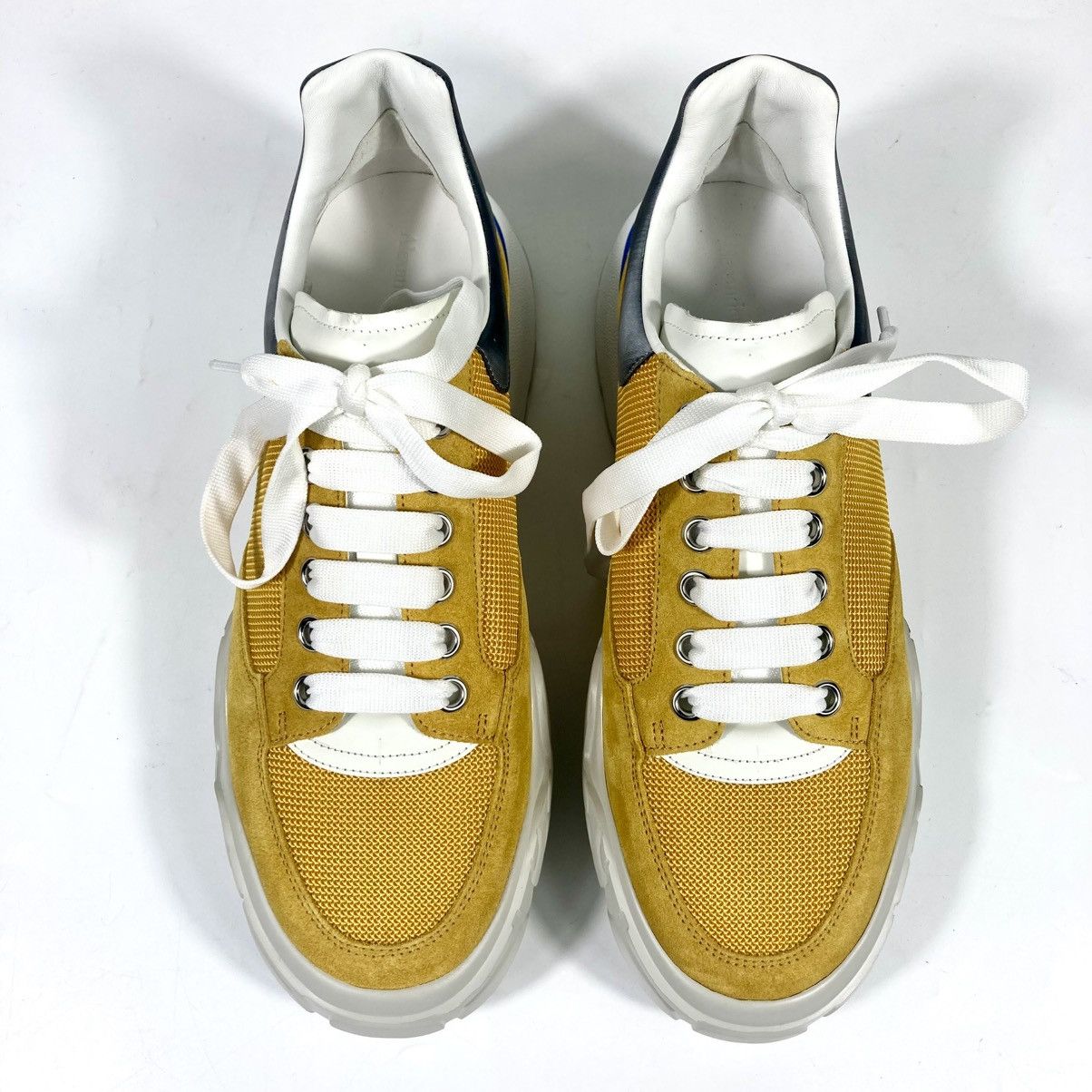 Alexander McQueen Alexander McQueen Mens Court Trainer Sneakers Yellow 43 EU Size US 10 / EU 43 - 5 Thumbnail