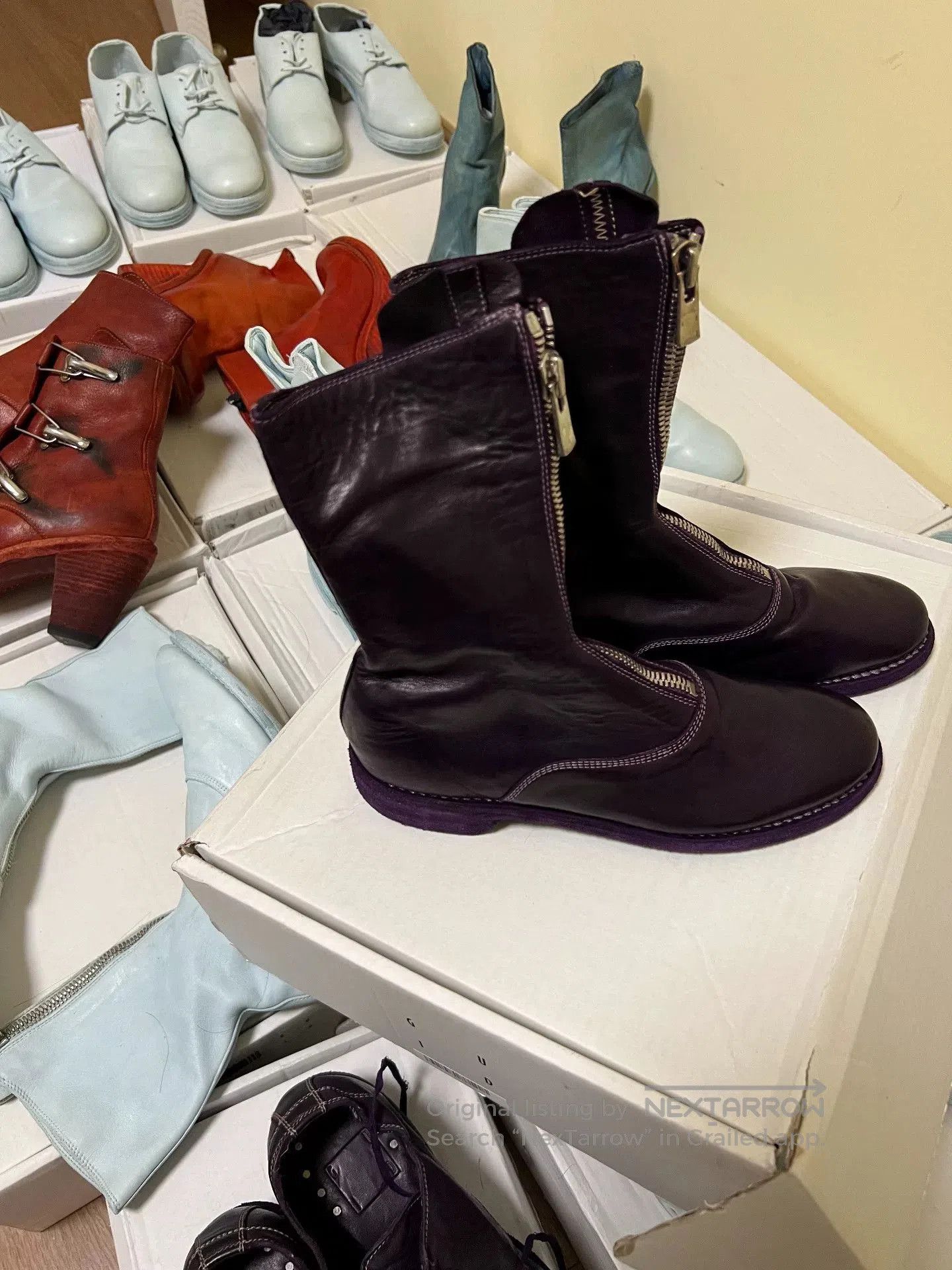 Guidi Guidi Front Zip Army Boots 310. Size US 4 / IT 34 - 3 Thumbnail