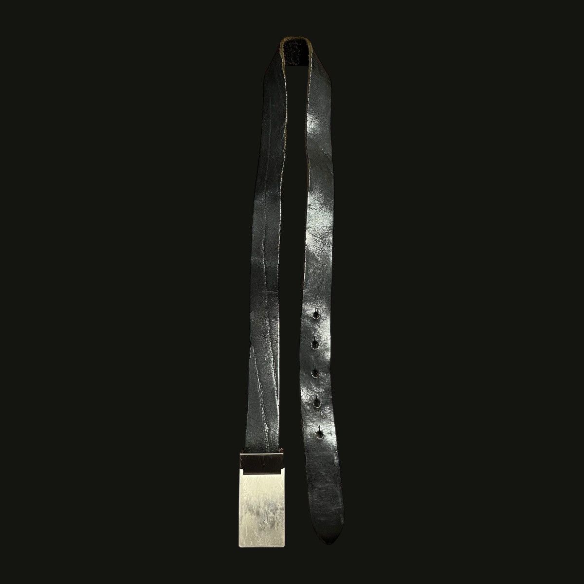 Yohji Yamamoto Vintage Yohji Yamamoto Leather Belt Size 30 - 4 Thumbnail