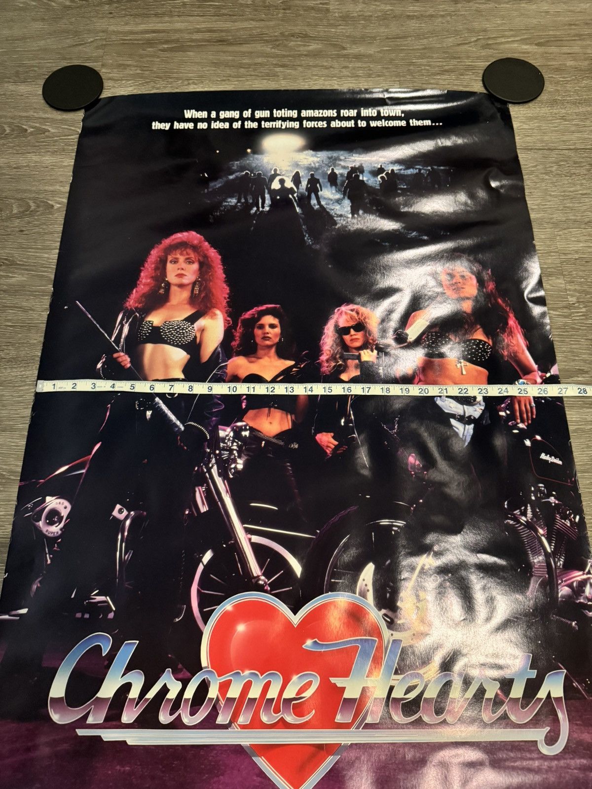 Chrome Hearts Chrome Hearts 1989 Working Title Original Theater Poster Art Size ONE SIZE - 9 Thumbnail