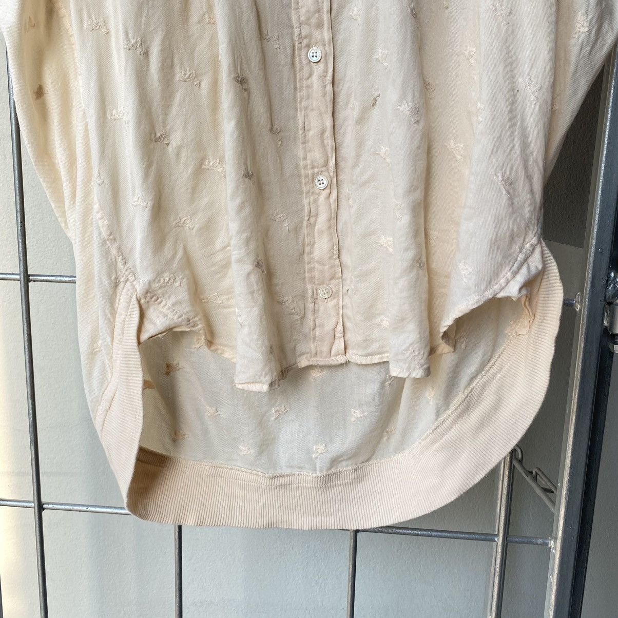 mercibeaucoup Mercibeaucoup, Peach Oversized Button-Down Shirt with Pocket Size XL / US 12-14 / IT 48-50 - 13 Thumbnail