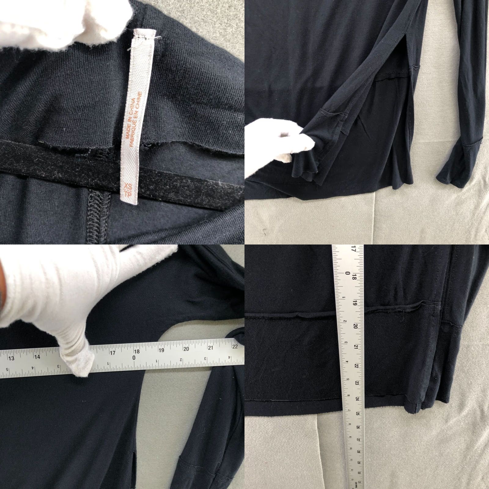 Free People Free People Long Sleeve Jersey Knit Top Womens XS Black Boat Neck Size XS / US 0-2 / IT 36-38 - 8 Thumbnail