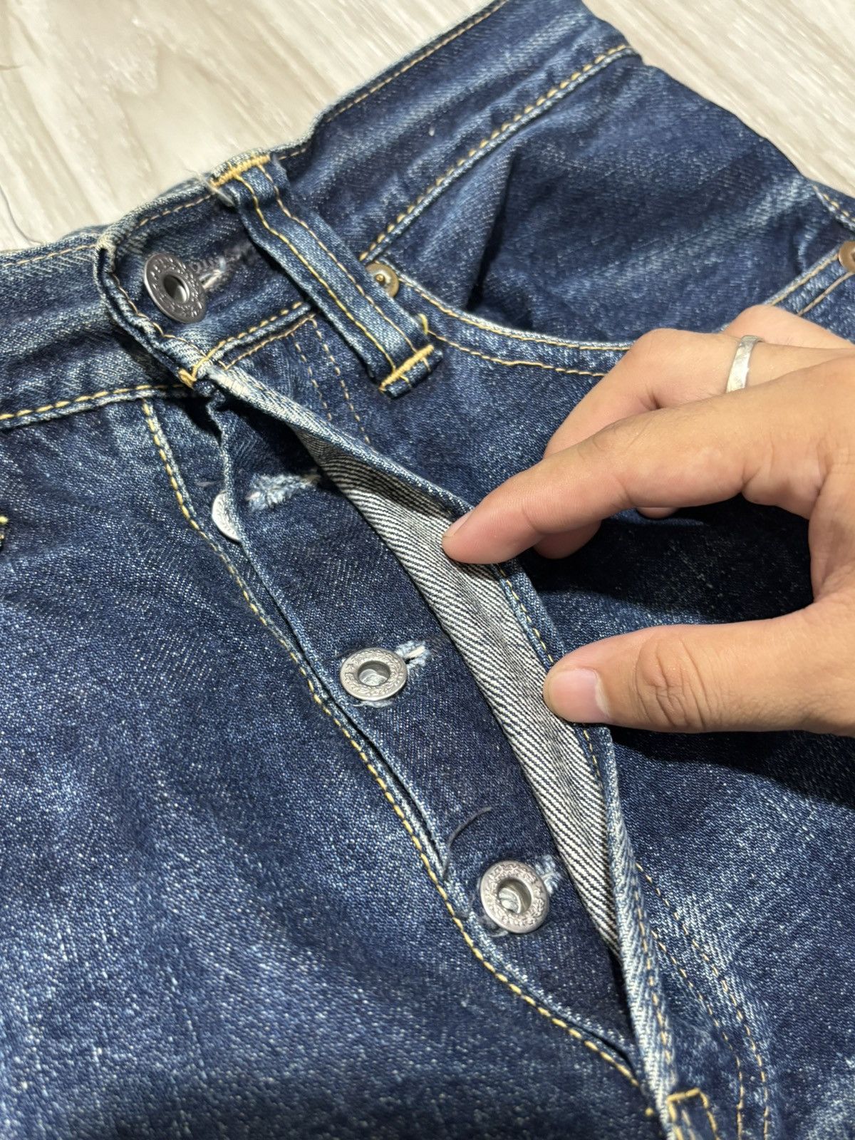 Warehouse & Co. Wanderer Genus Selvedge Denim Jeans Size US 30 / EU 46 - 7 Thumbnail