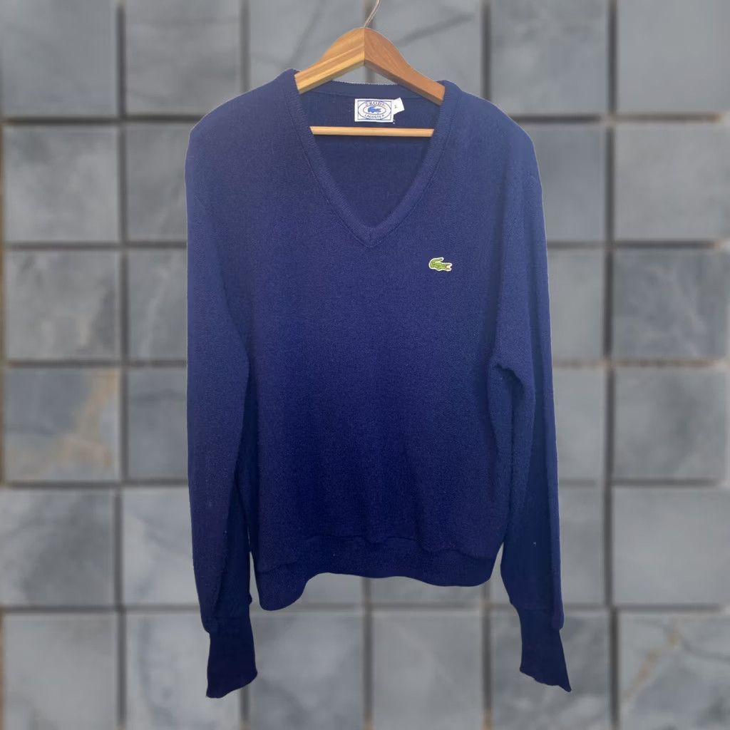 Lacoste VINTAGE Izod Lacoste Sweater Men's Size L Blue Pullover 90's Classic Size US L / EU 52-54 / 3 - 1 Thumbnail