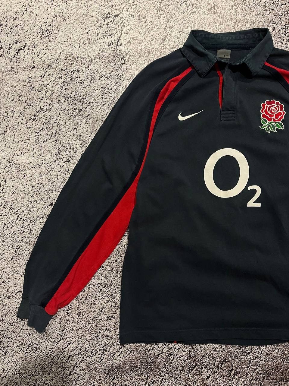 Vintage Rare Nike O2 England Rugby 2003 World Cup Winners Navy Size US M / EU 48-50 / 2 - 2 Thumbnail