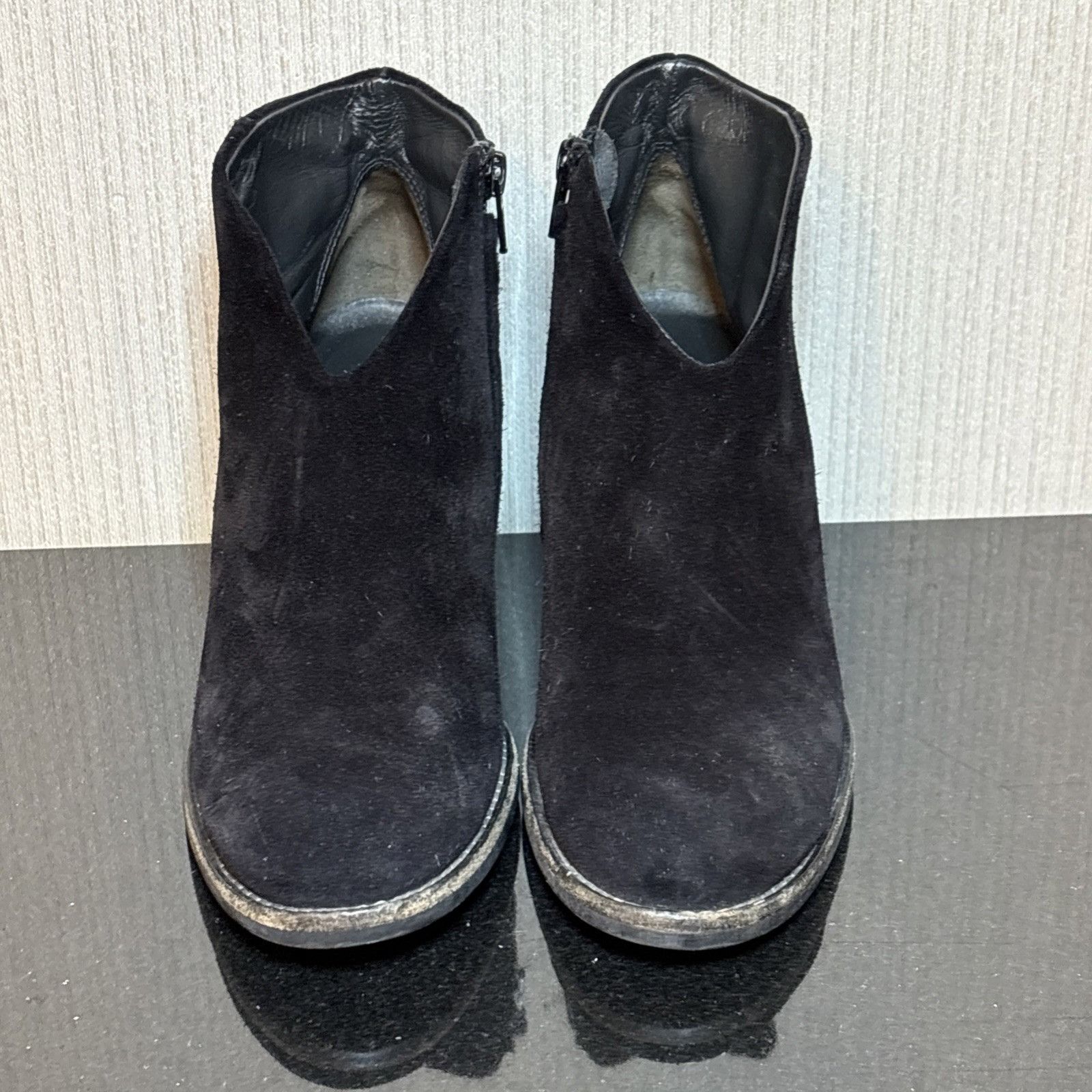 Other Paul Green Delgado Ankle Boots Womens 7 Black Distressed Sue Size US 7 / IT 37 - 2 Thumbnail