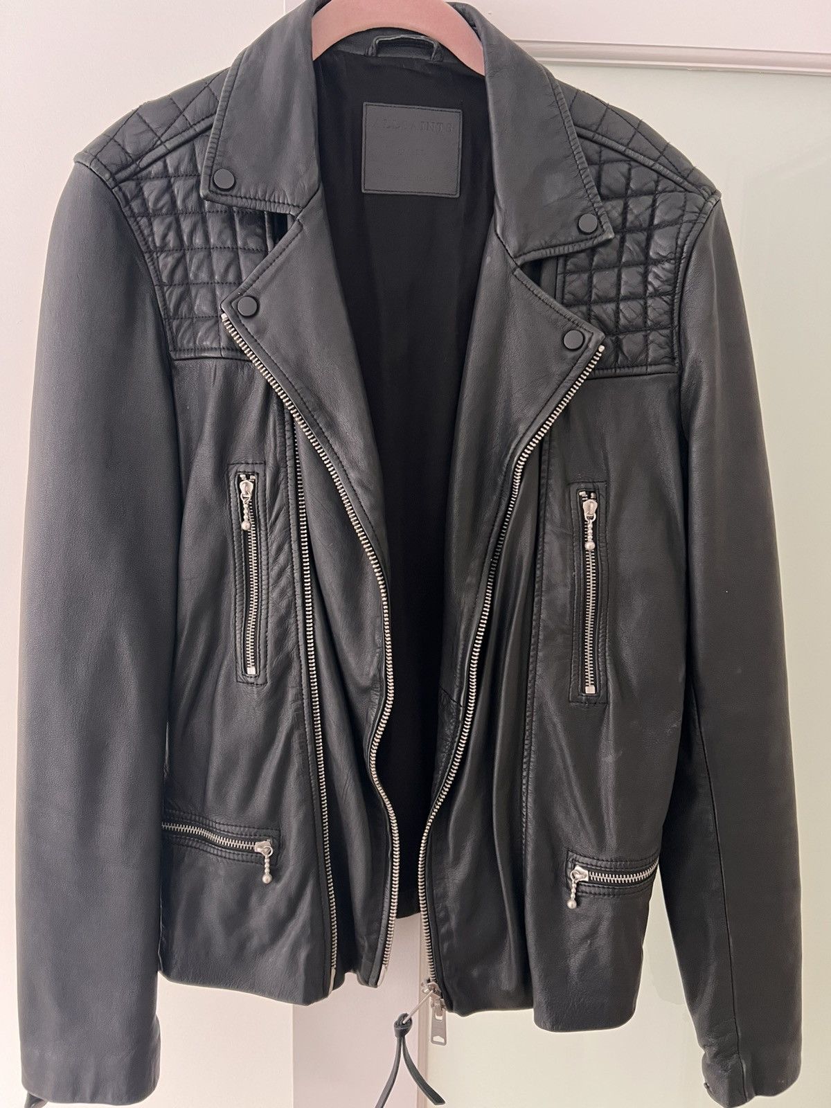 Allsaints All Saints Leather Biker Jacket Size US S / EU 44-46 / 1 - 1 Thumbnail