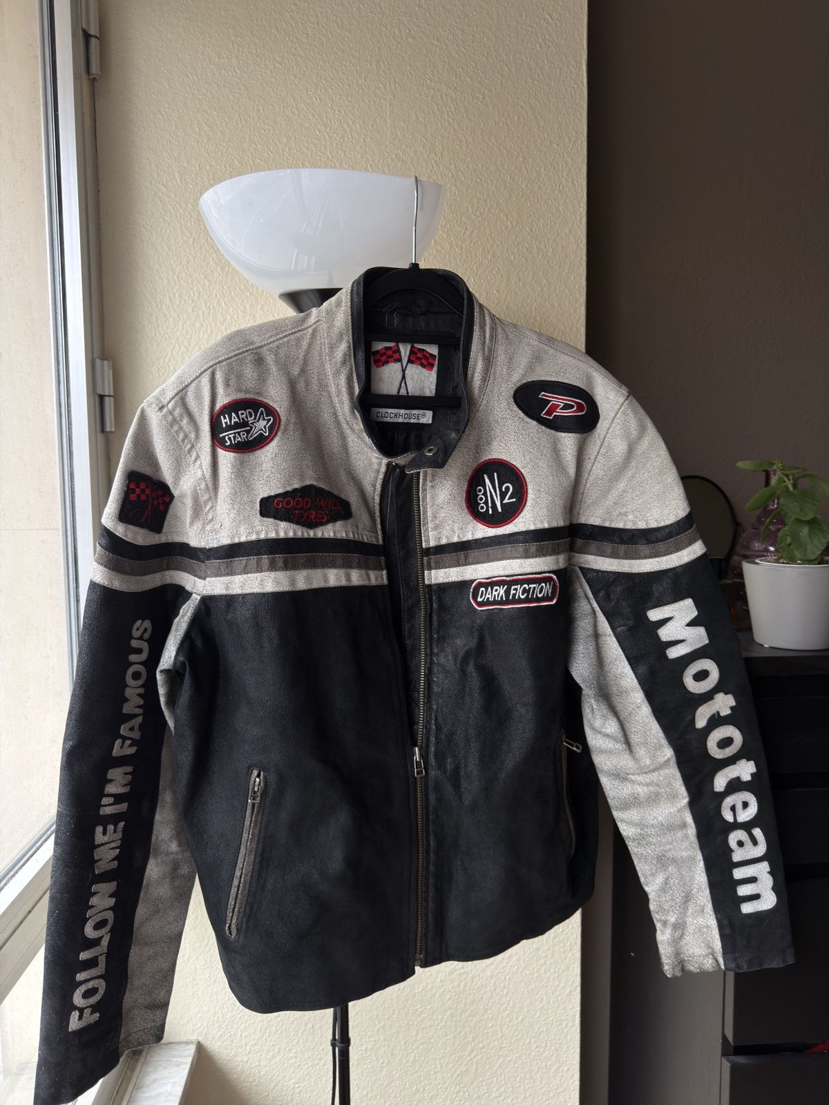 Vintage Racing vintage leather jacket Size US L / EU 52-54 / 3 - 6 Thumbnail