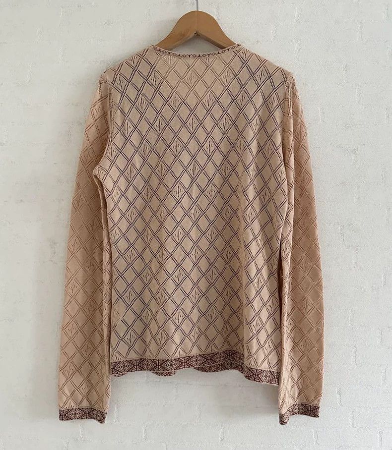 Dries Van Noten Dries Van Noten Rhombic knitted sweater-2508 Size US S / EU 44-46 / 1 - 2 Thumbnail