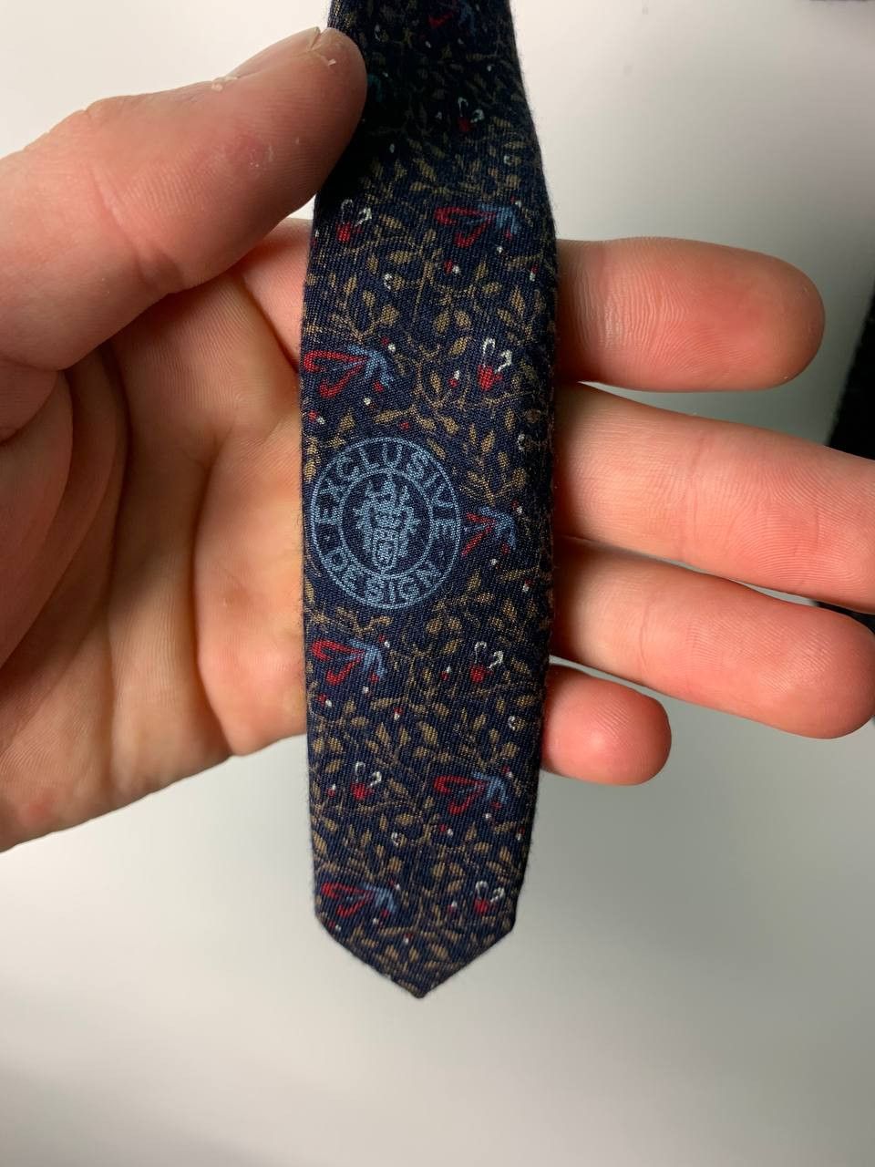 Ermenegildo Zegna Vintage luxury designer Ermenegildo Zegna silk tie Size ONE SIZE - 5 Thumbnail