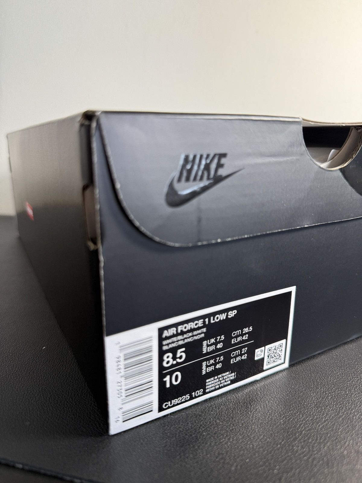 Nike × Supreme Brand New Black Supreme Nike Air Force Ones Size US 8.5 / EU 41-42 - 15 Thumbnail