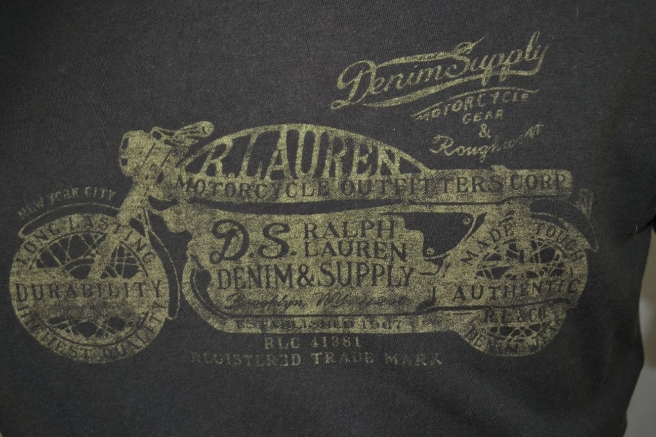 Denim & Supply Ralph Lauren × Polo Ralph Lauren × Vintage Ralph Lauren Denim & Supply Motorcycle Graphic Tee Size US M / EU 48-50 / 2 - 5 Thumbnail