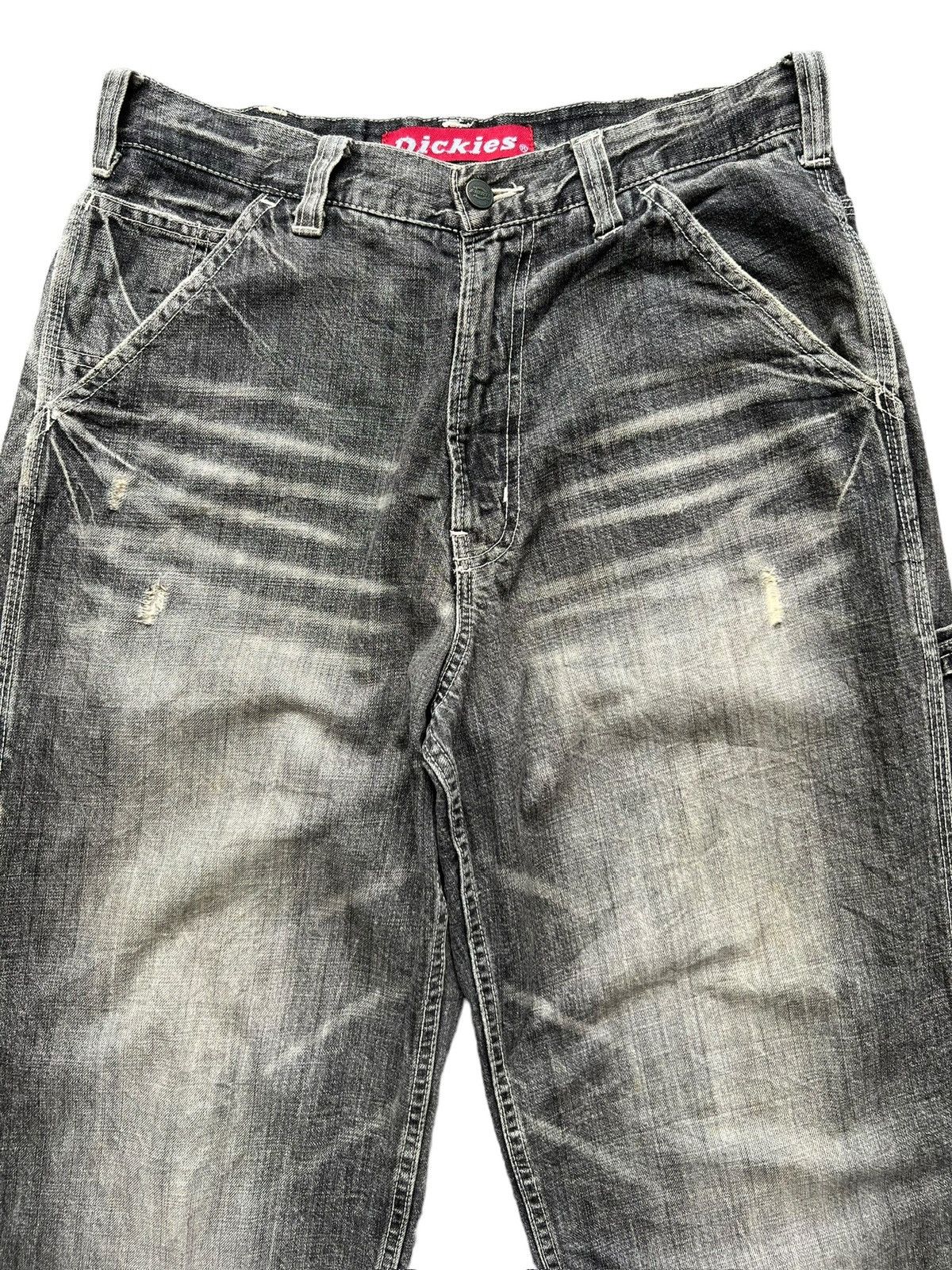 Dickies Vintage 90s Dickies Carpenter Faded Distressed Baggy Pants Size US 32 / EU 48 - 4 Thumbnail