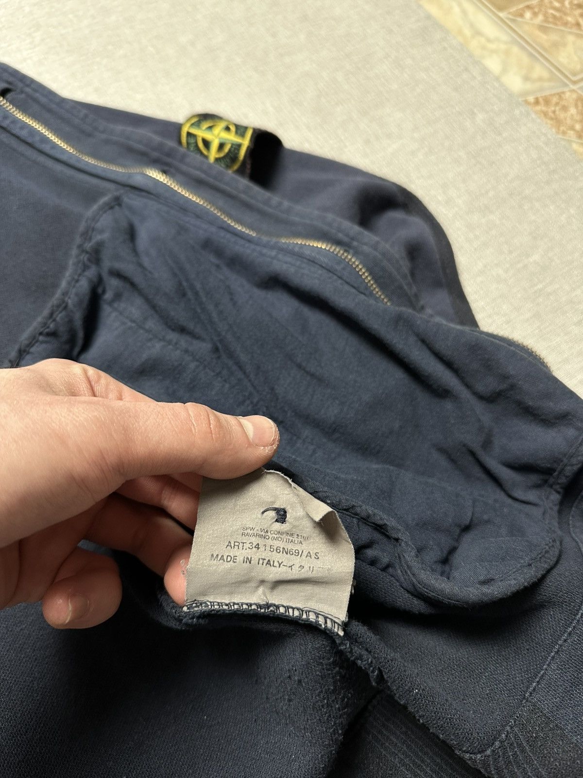 Stone Island × Vintage Stone Island Vintage Archive Clothing Zip Hoodie 2001 Size US M / EU 48-50 / 2 - 13 Thumbnail