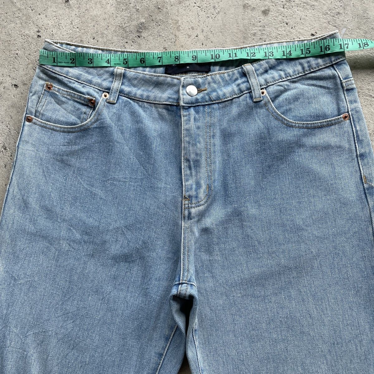 Japanese Brand Vintage Japanese Bootcut Ripped Faded Jeans Flare Denim Pant Size US 34 / EU 50 - 5 Thumbnail