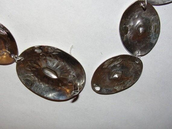 Designer Sterling Silver Concho Southwestern Pendant Necklace Size ONE SIZE - 5 Thumbnail