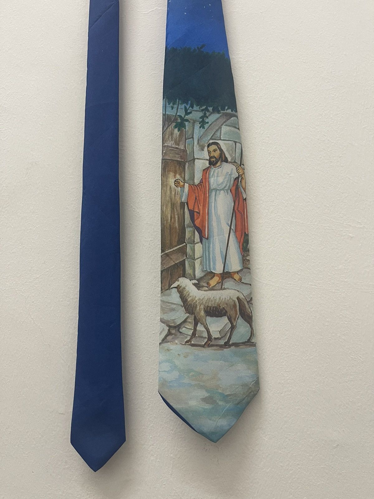 Vintage Rare Vintage NEAL LAWRENCE Neckwear Jesus Shepherd Pop Art Size ONE SIZE - 2 Thumbnail