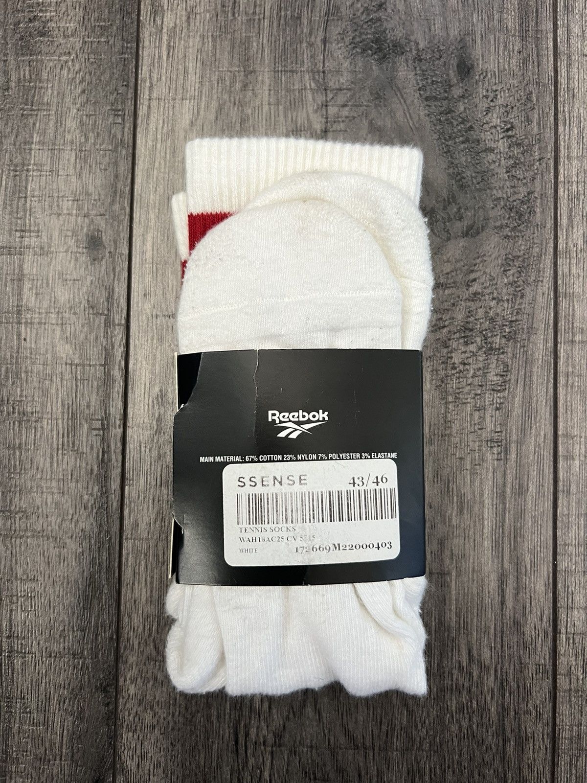 Reebok × Vetements Vestments Reebok Crew socks Size ONE SIZE - 2 Thumbnail