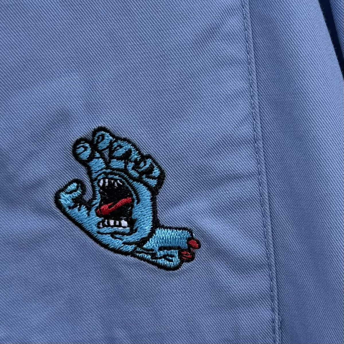 Santa Cruz Skateboards Santa Cruz Screaming Hand Work Shirt Blue Skate Streetwear Size US L / EU 52-54 / 3 - 6 Thumbnail