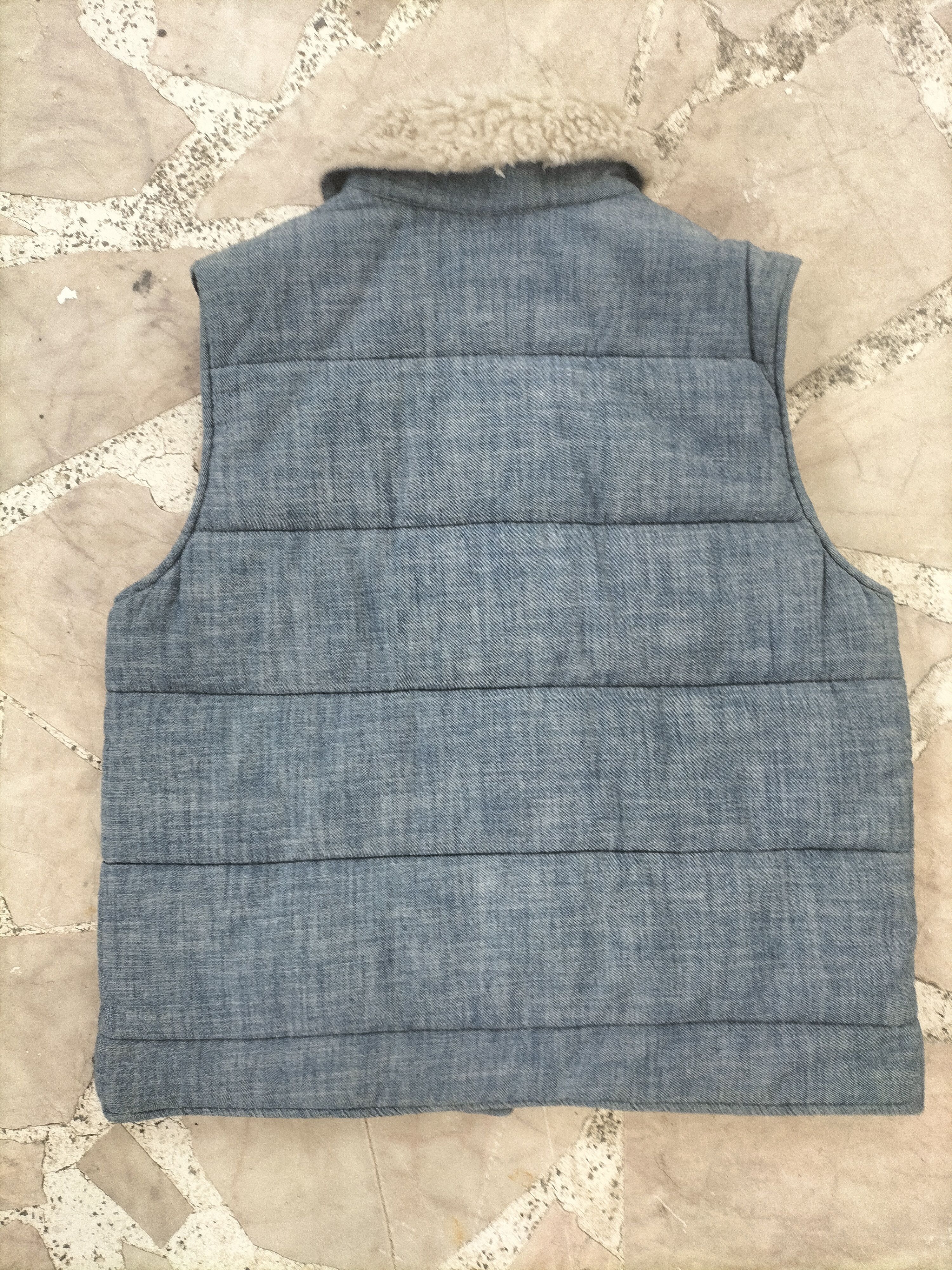 Levi's Levis Puffer Denim Vest Size US S / EU 44-46 / 1 - 2 Thumbnail