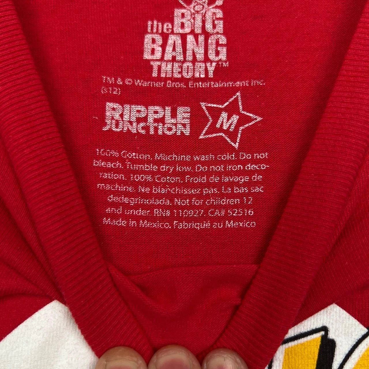 Other Big Bang Theory Shirt Men Red Bazinga Crew Neck Cotton M Size US M / EU 48-50 / 2 - 4 Thumbnail