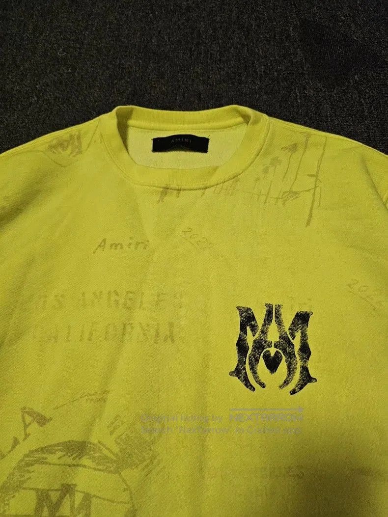 Amiri Amiri Oversize Men's Graphic Sweatshirt. Size US M / EU 48-50 / 2 - 2 Thumbnail