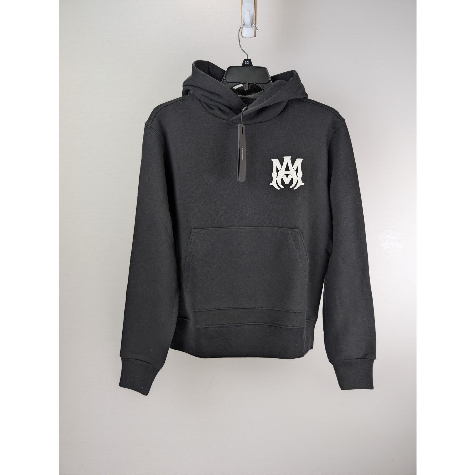Amiri o1rshd1 Q:3 / MA Core Logo Hoodie in Black Size US XS / EU 42 / 0 - 8 Thumbnail