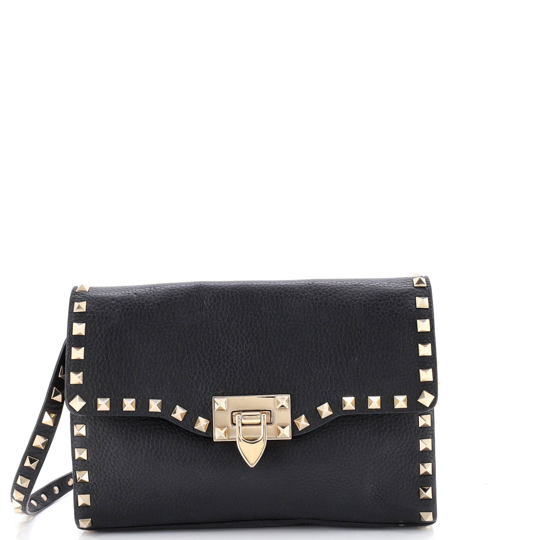 Valentino Rockstud Flip Lock Flap Bag Size ONE SIZE - 1 Thumbnail