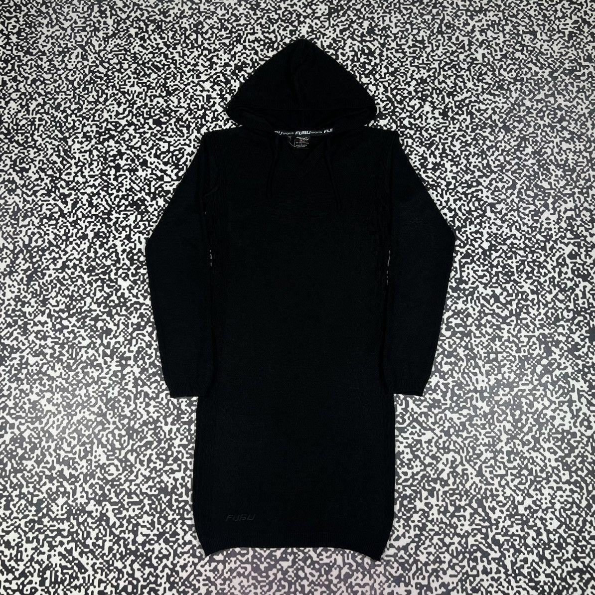 Fubu Vintage Y2K Fubu Hooded Midi Dress Retro Rap 90s Style Size L / US 10 / IT 46 - 1 Thumbnail