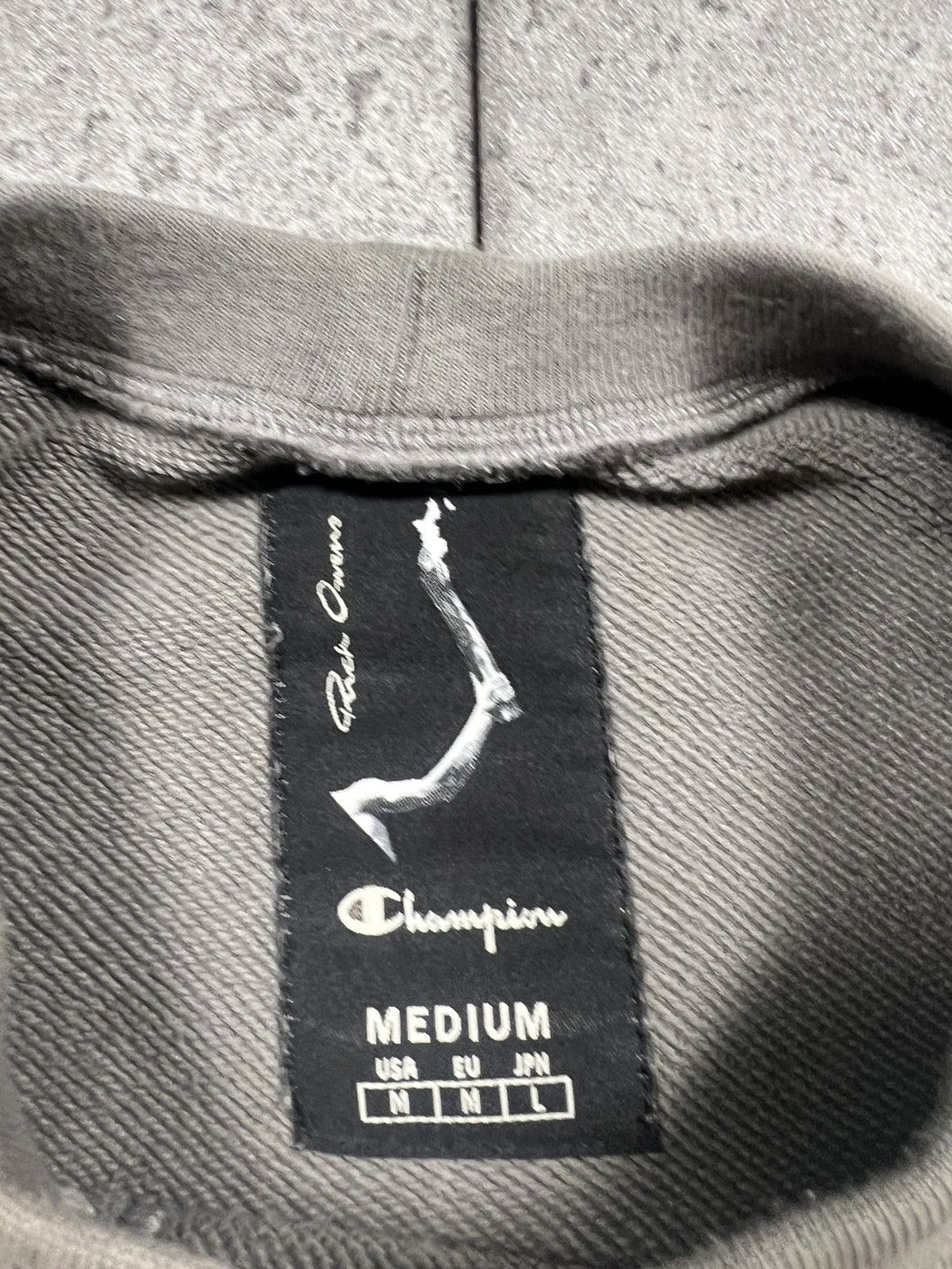 Champion × Designer × Rick Owens Rick Owens x Champion Logo Crewneck designer avantgarde Size US M / EU 48-50 / 2 - 3 Thumbnail
