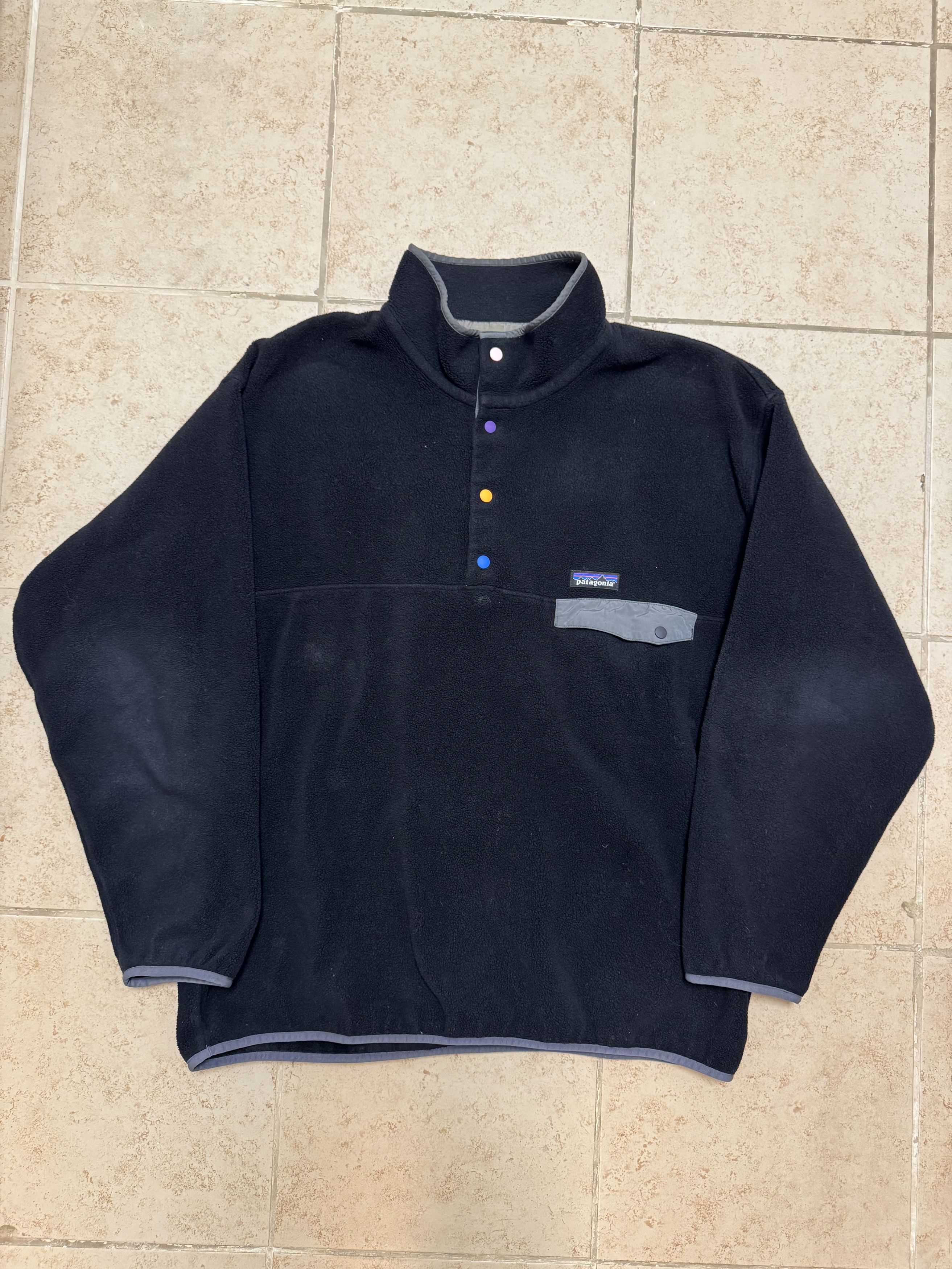 Patagonia Patagonia Synchilla Snap Fleece - Black Mens L Size US L / EU 52-54 / 3 - 1 Thumbnail