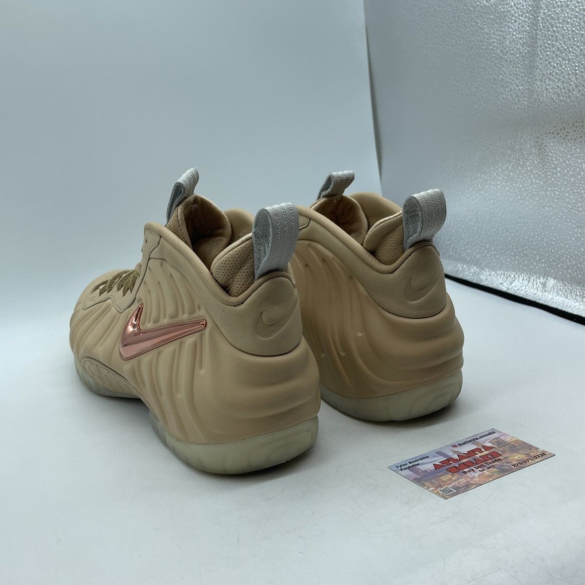 Nike Air foamposite pro vachetta tan Size US 12 / EU 45 - 4 Thumbnail