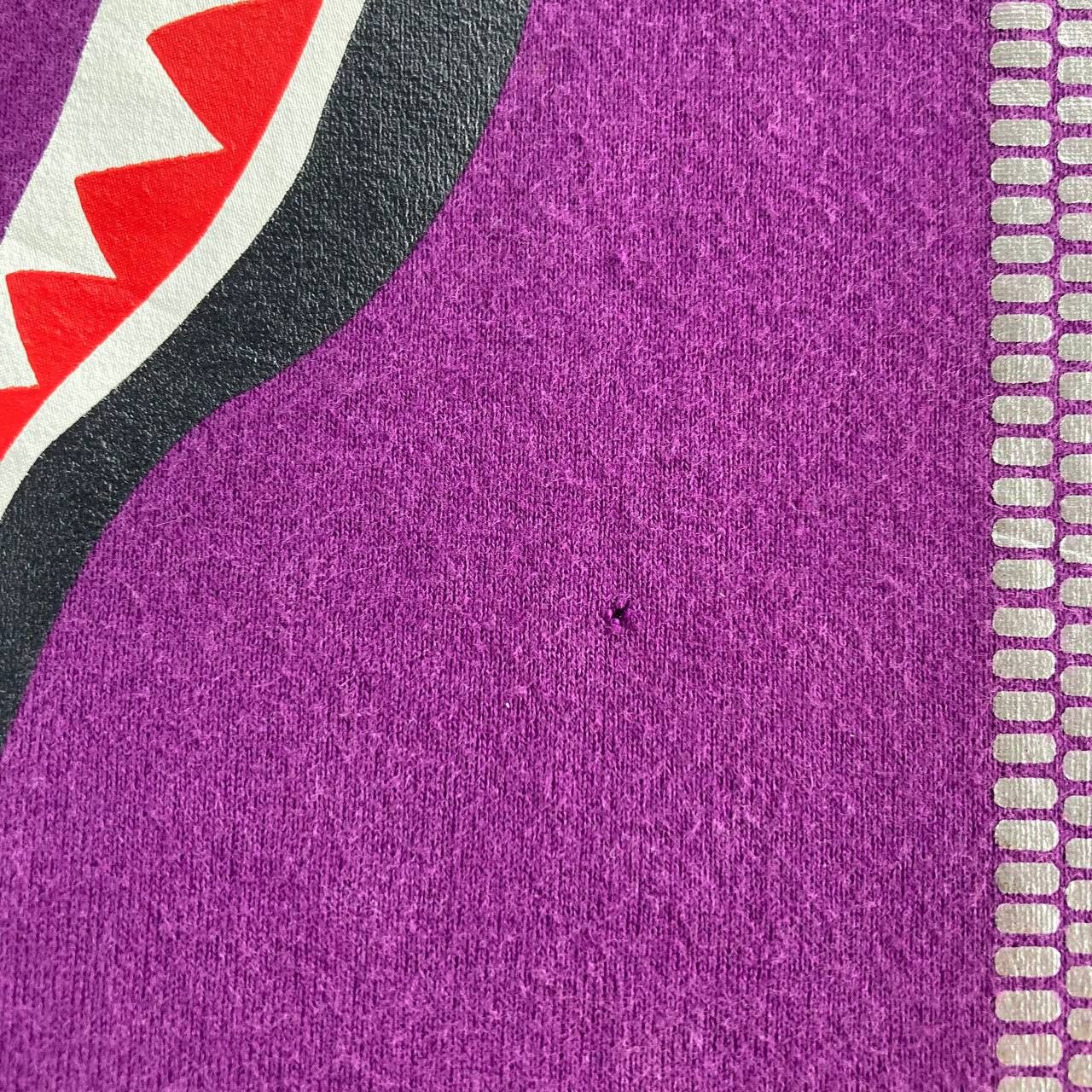 Bape WGM Purple Camo Shark Tee Size US S / EU 44-46 / 1 - 8 Thumbnail